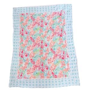 Lilly Pulitzer Pottery Barn PB Teen Twin Duvet Cover Orchid Border Coastal
